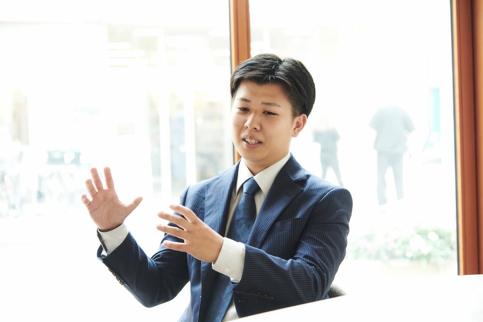 挫折を乗り越えた、行動の変革のシーン